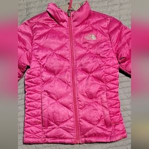 COPY - Bright Pink Young Girl North Face